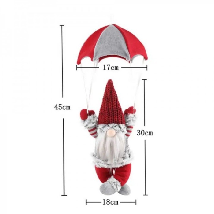 

Boneka Natal Gnome Payung by Platefulnco - topi merah