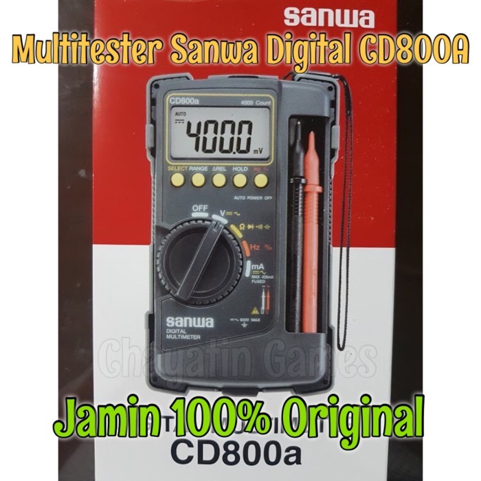 Multitester SANWA - Tester SANWA Digital Original Type CD800A CD-800A