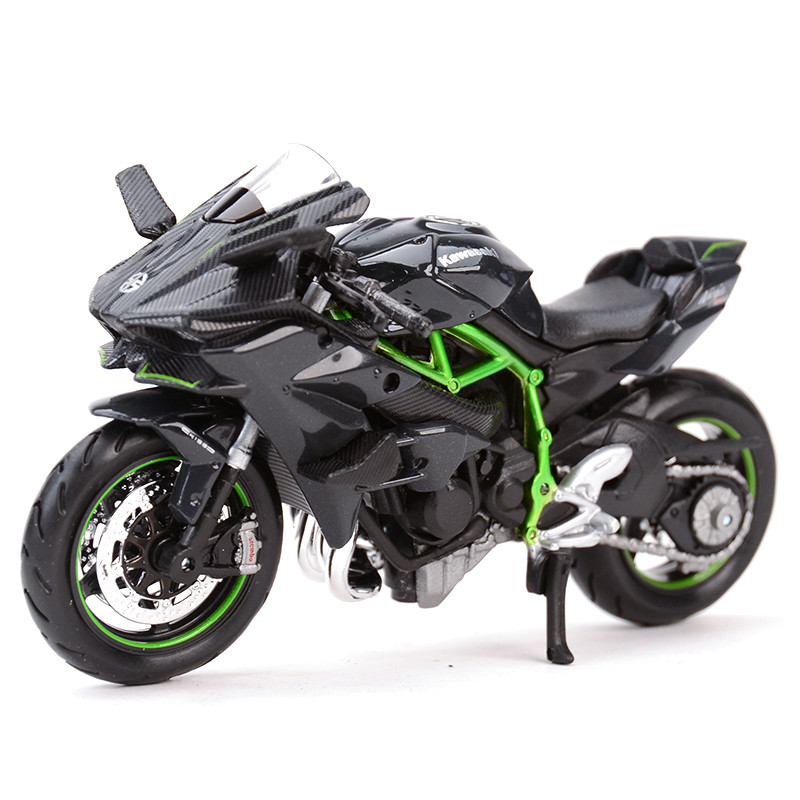 Maisto 1:18 Kawasaki H2 R Ninja Static Die Cast Vehicles Collectible Hobbies Motorcycle Model Toys