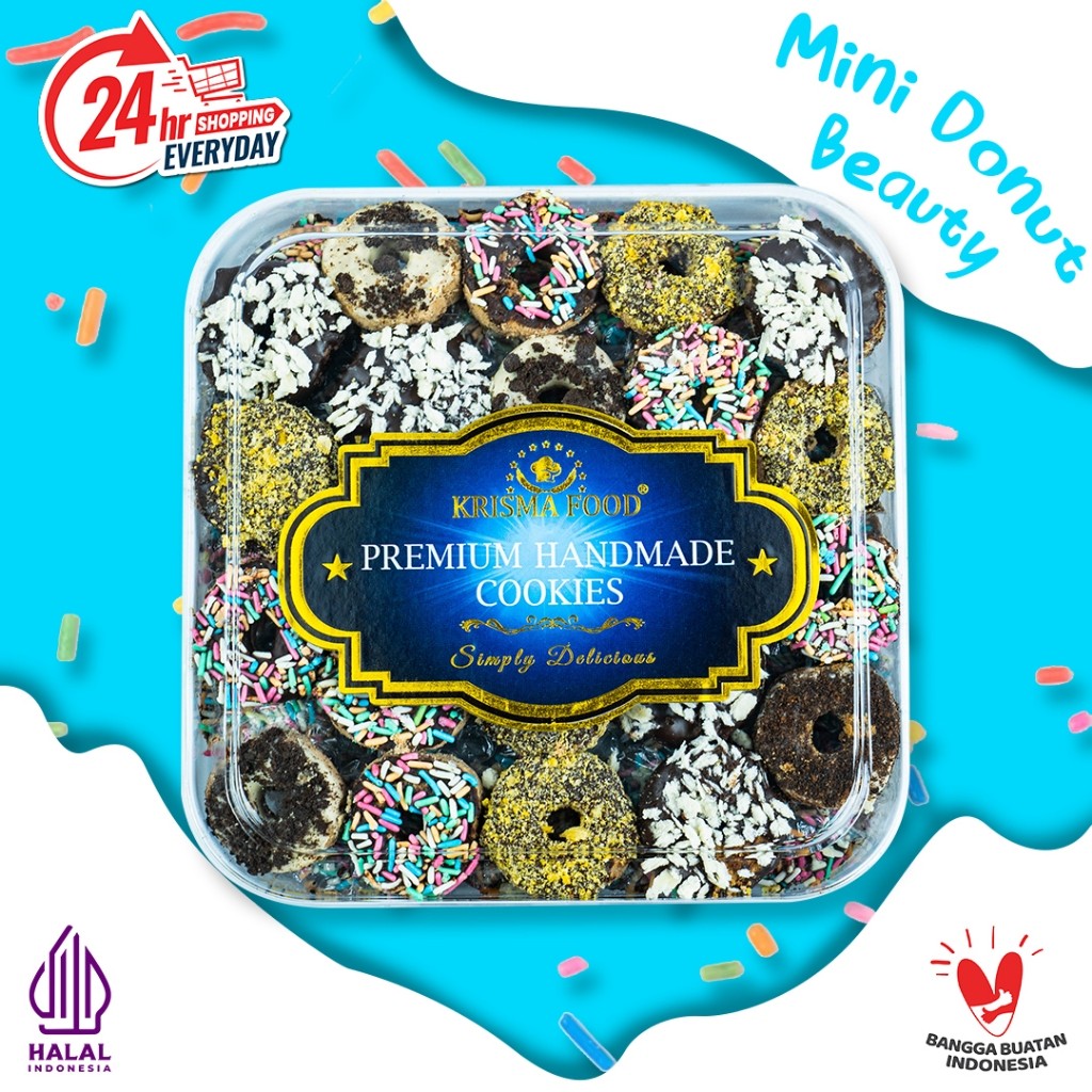 

MINI DONUT BEAUTY COOKIES | KRISMA FOOD