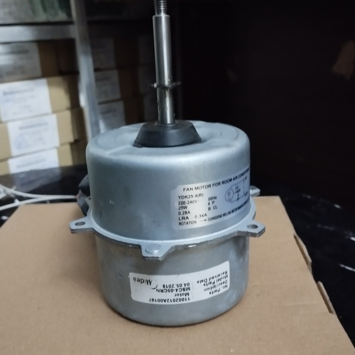 HS99 DINAMO FAN OUTDOOR AC MIDEA YDK25-4(B) 25W (MSC4-05CRN) ORIGINAL