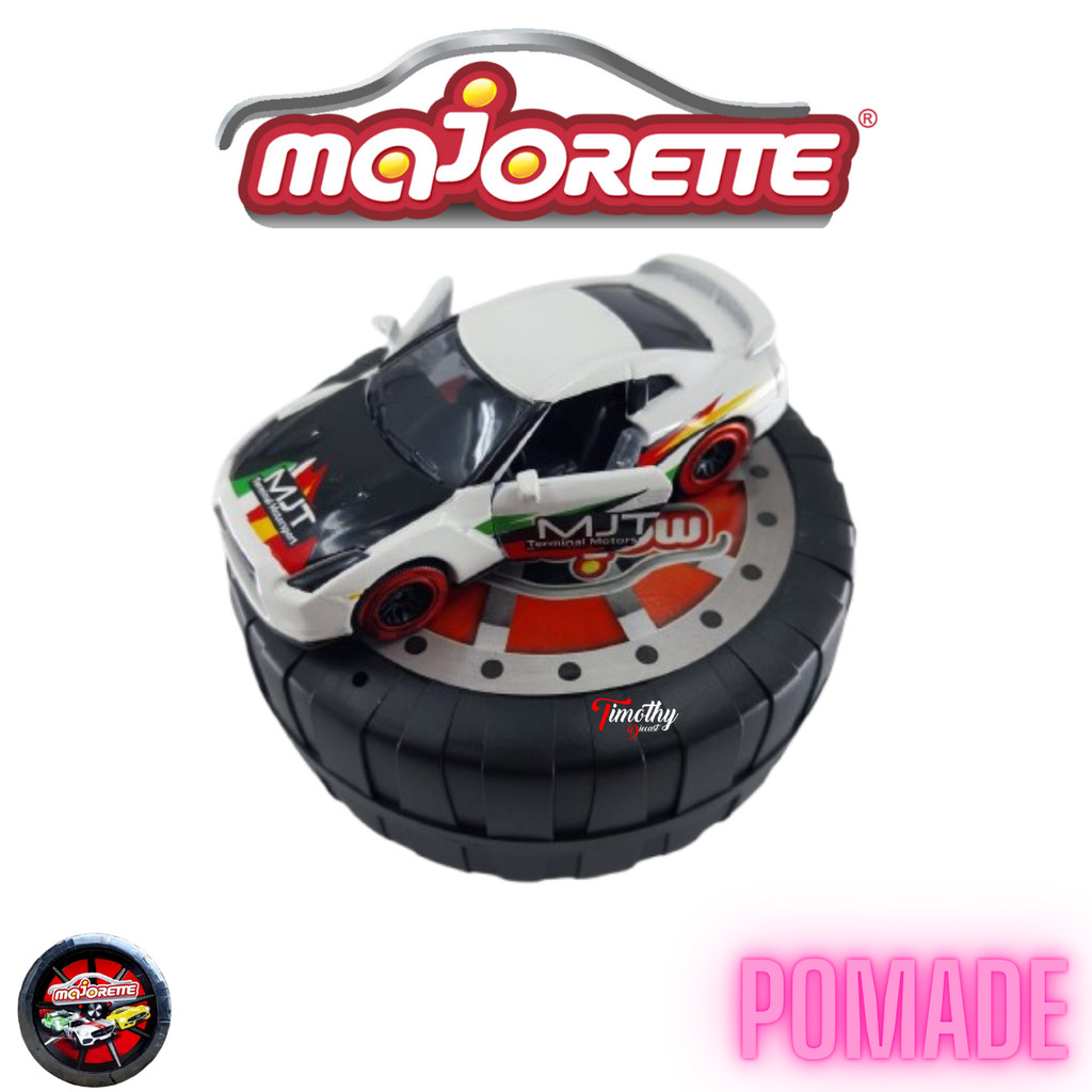 Diecast Majorette Pomade Nissan R35 MJT Putih New Loose Open Door