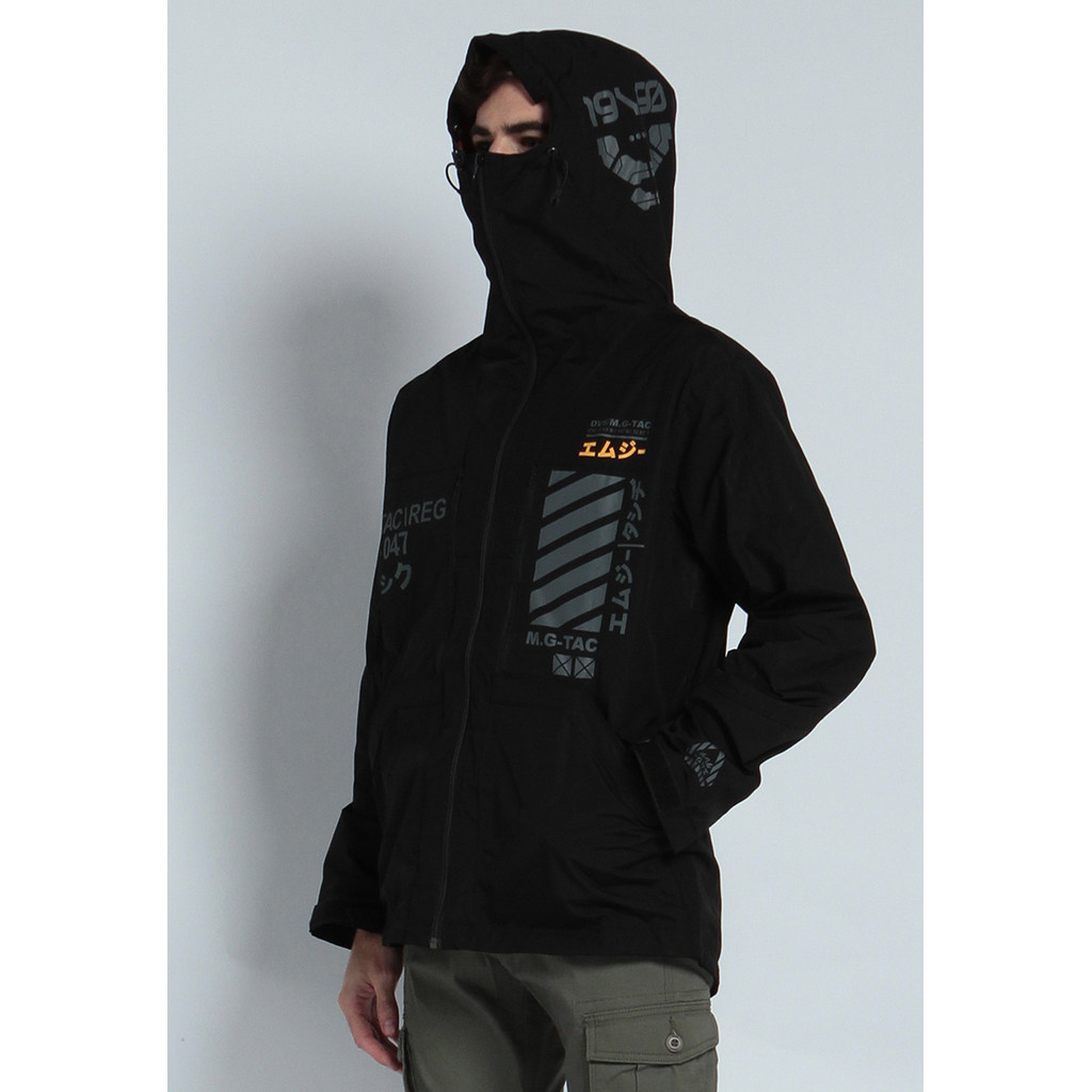 MGTAC Jacket Parka Jaket Anorak Strom C001 Black