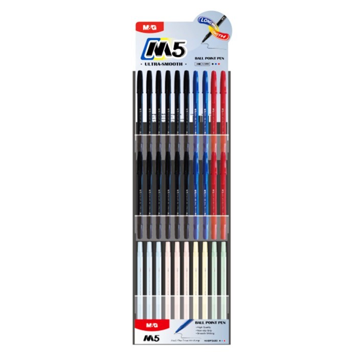 

Ballpoint Gel SET M5 M&G HABP2453 Semi Gel Ball Pen 0.5mm