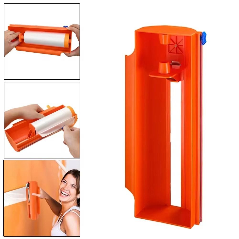 

High Quality Upgraded Masking Film Cutter Renovation Tools Easy To Use Roller Cutter Durable ABS Masking Film Cutting Tool
