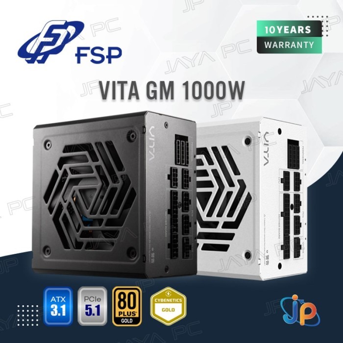 FSP VITA GM 1000W ATX 3.1 PCIE5 PSU -  Power Supply 1000Watt 80+ Gold