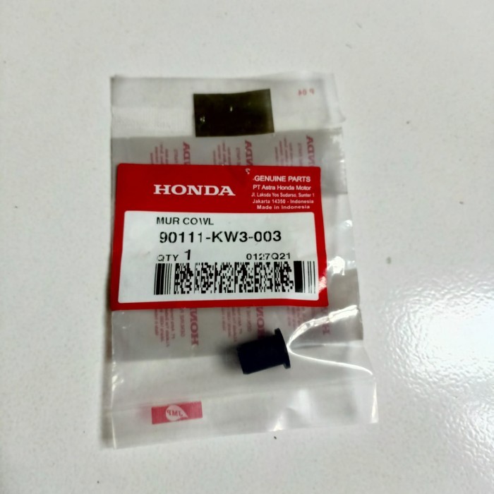 Nut Cowl Set M5X0.8 (Karet Dudukan Baut VisorNew CB150R Streetfire K15G New CB150R Streetfire K15M B