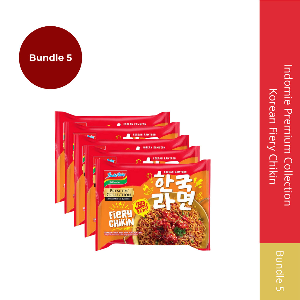

Indomie Premium Collection Korean Fiery Chikin - Bundle 5