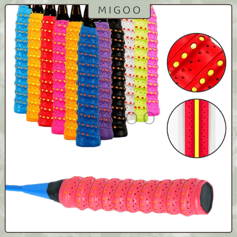 Grip Tulang Raket Bulutangkis Motif Bintik / Grip Badminton