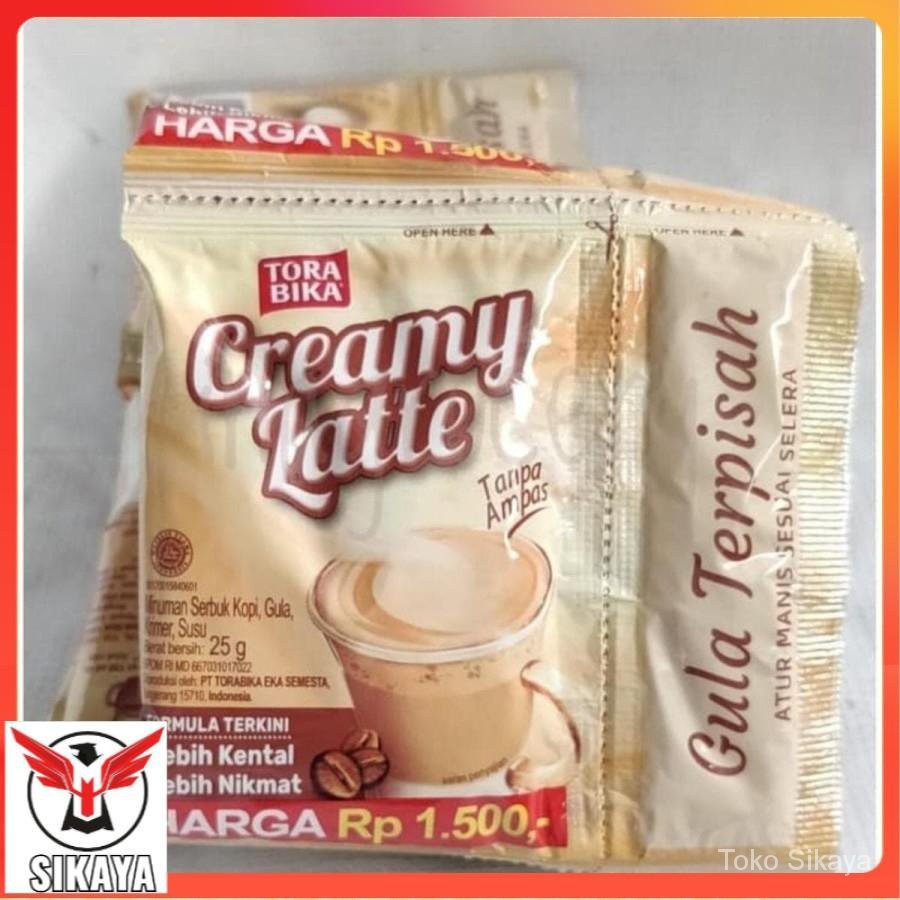 

TORABIKA CREAMY LATTE 25GR 10PCS