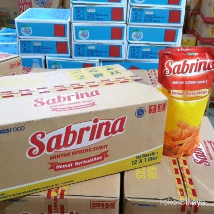 

1Dus Minyak Goreng Sabrina 1 liter murah 12pcs x 1 Liter (1 Karton)