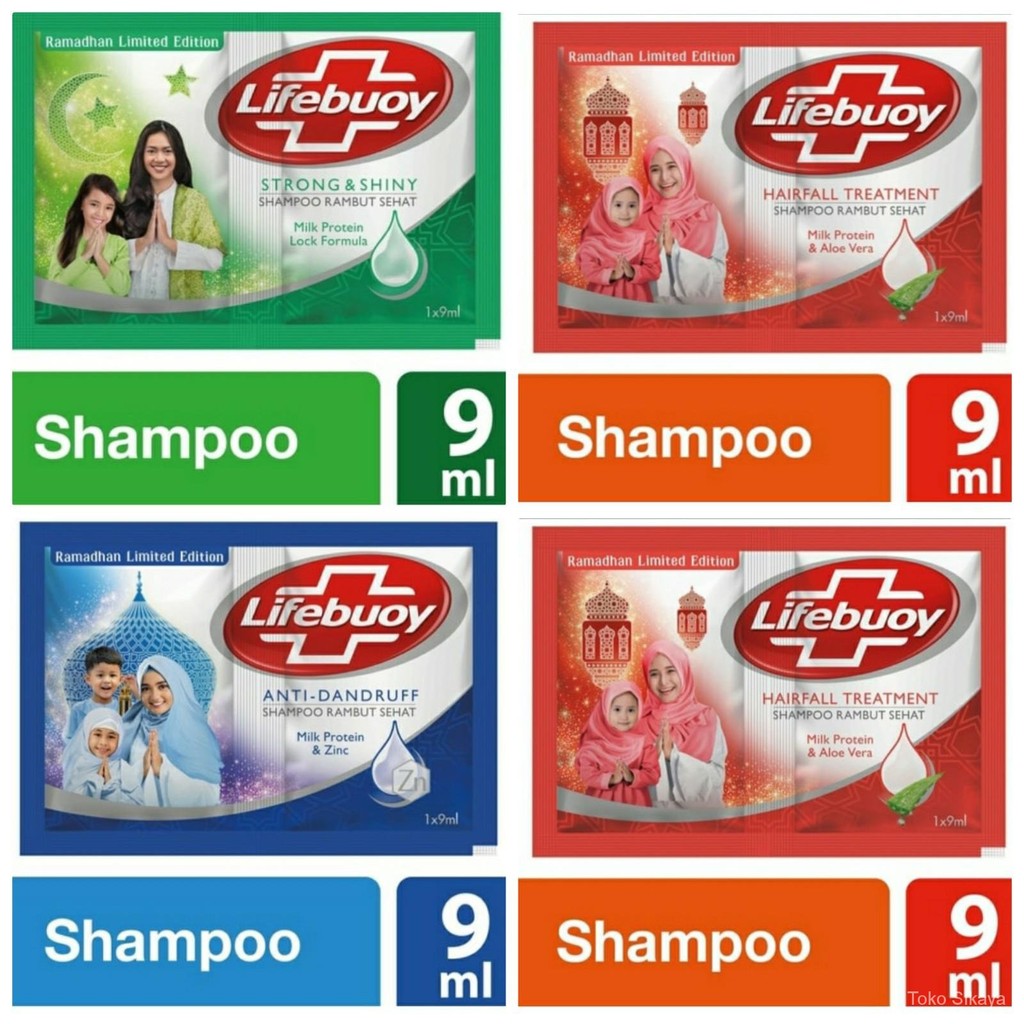

Lifebuoy Shampo Biru 20 Lusin 240 Sachet 10renceng Pcs Anti Ketombe Shampoo Sampo