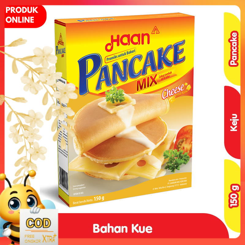 

Haan Pancake Mix Tepung Kue Keju 150 g