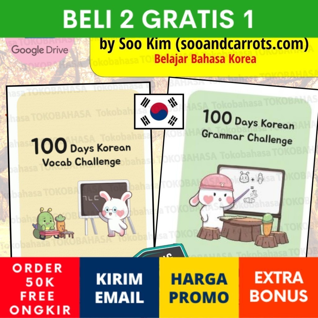 [File] 100 Days Korean Vocab / Grammar Challenge | Supplement for "Korean For All" | Belajar Bahasa 