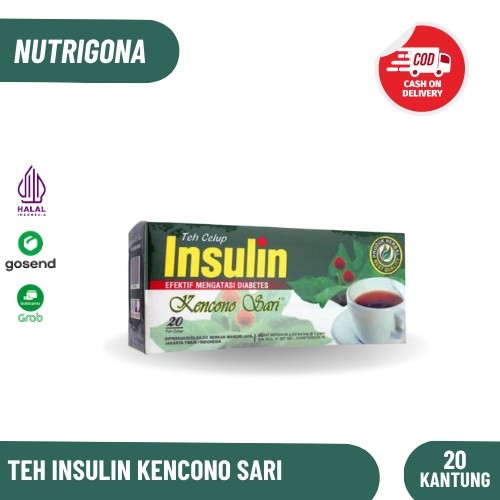 

Teh Celup Insulin Kencono Sari Minuman Herbal Diabetes