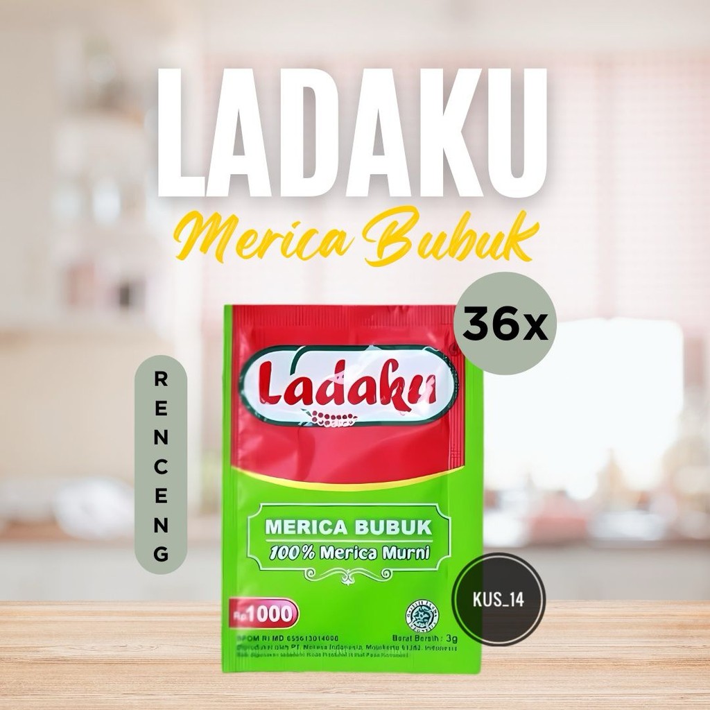 

LADAKU MERICA BUBUK 3 RENCENG ISI 36PCS - Bumbu Bubuk