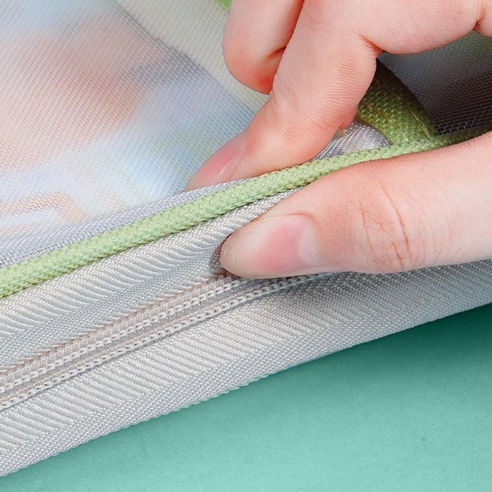 

RB Tas Dokumen Transparan 3 Lapis / Tas Buku Portabel Jaring Tas Penyimpanan Kertas