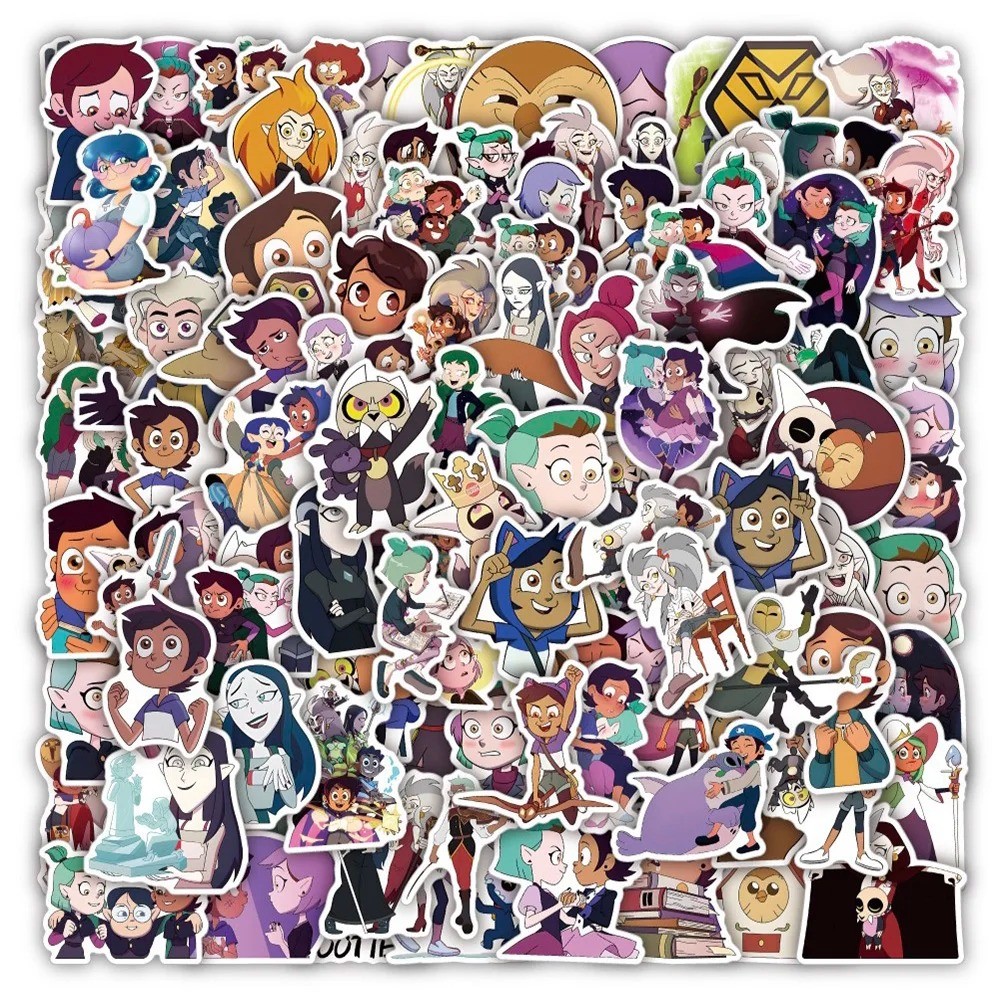 

10/30/50/100PCS Disney Anime The Owl House Cartoon Sticker DIY Diary Laptop Luggage Skateboard Graffiti Decals Fun for Kid Toys