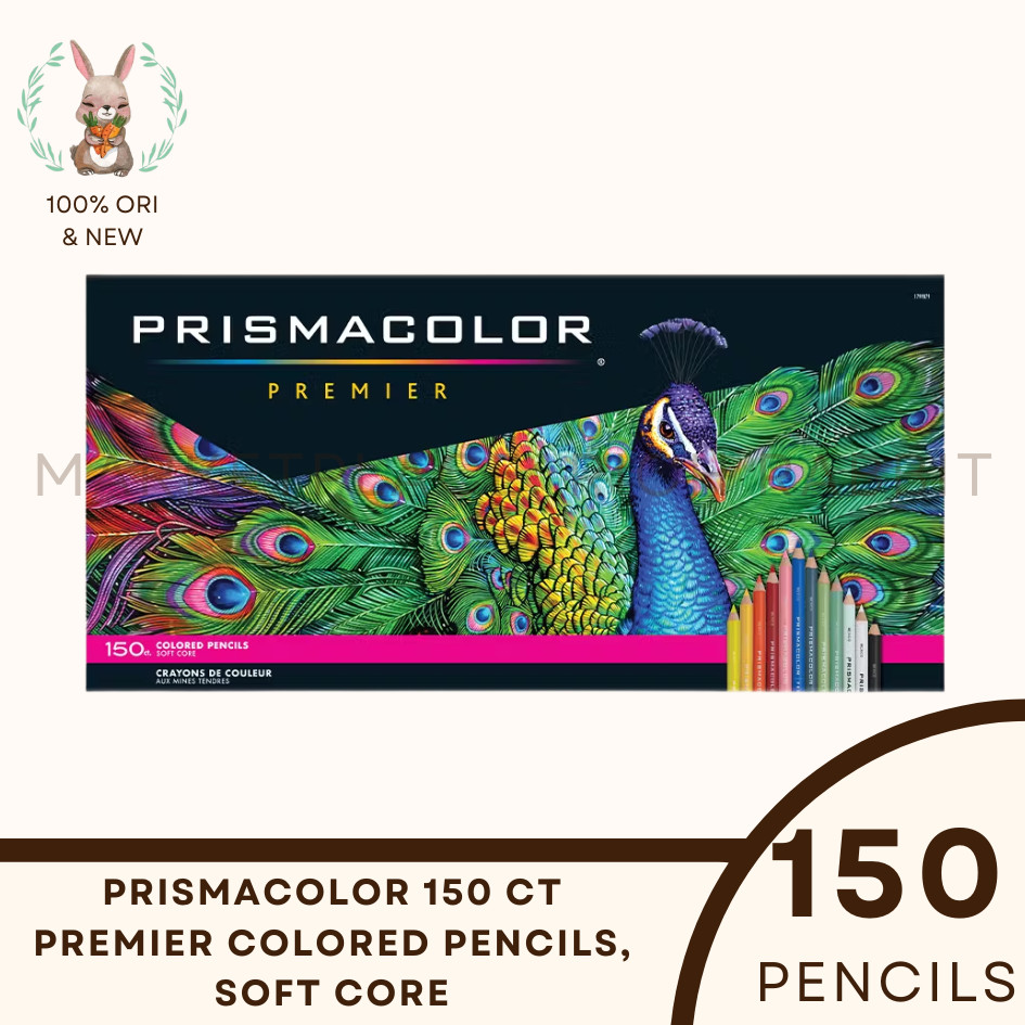 

Prismacolor Premier Soft Core 150 Colored Pencils Prisma Color Pensil Warna Rich Rabbit 100% ORI