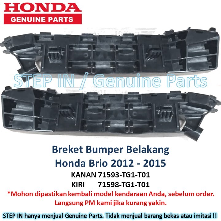 Breket Bemper Belakang HONDA BRIO Satya 2012 2013 2014 2015 2016 2017 2018 Bumper Bracket kanan kiri
