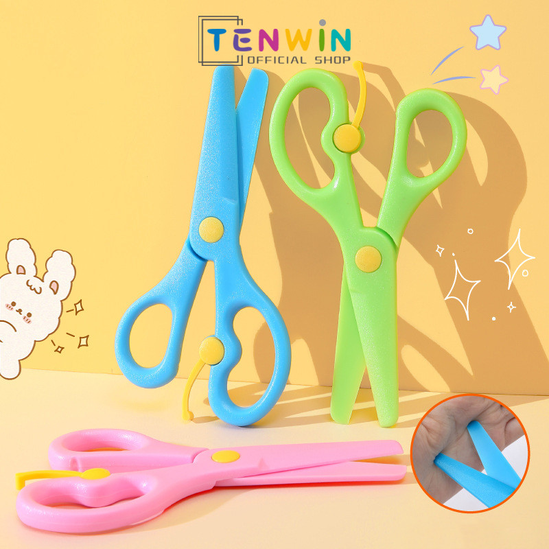 

Gunting Anak/Gunting Mini Aesthetic Gunting Kertas warna warni/gunting rambut anak/Gunting Pengaman Anak Warna Warni