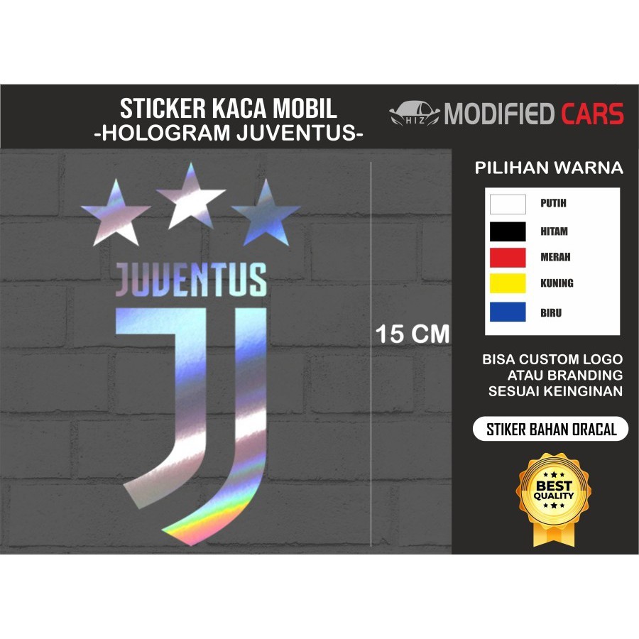 

Cutting Stiker Hologram Logo Juventus