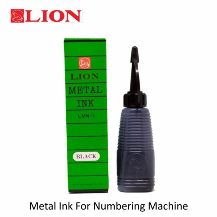

Terjangkau PROMO Tinta Nomorator Lion Metal Ink Original - Hitam