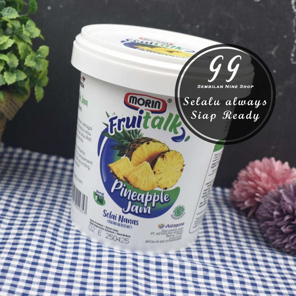 

MORIN Selai NANAS 1 KG isian Nastar Fruitalk Pineapple Jam