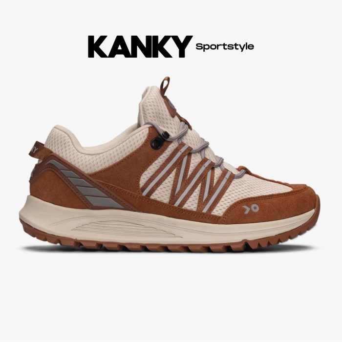 Kanky Story Kitadake - Sepatu Gunung Casual SportStyle Pria Dewasa - Brown Sugar, 42