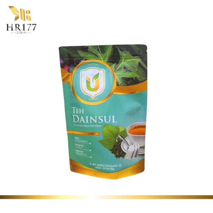 

TERLARIS Herbal Teh Dainsul Premium Ekstrak Daun Insulin Teh Insuline Diabet