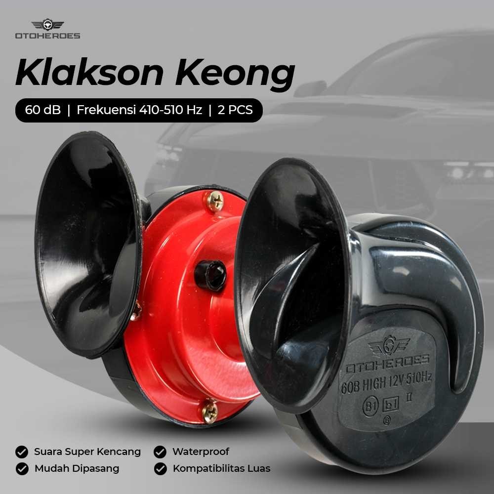 Diastore2 OTOHEROES Type R Klakson Keong Mobil Air Horn 12V 60dB 2 PCS - 60B