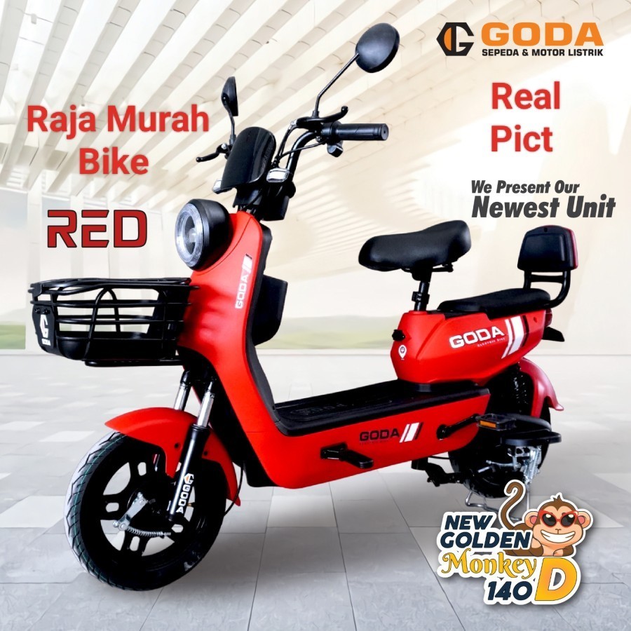 Sepeda Listrik Goda 140 D E Bike Terbaru Termurah