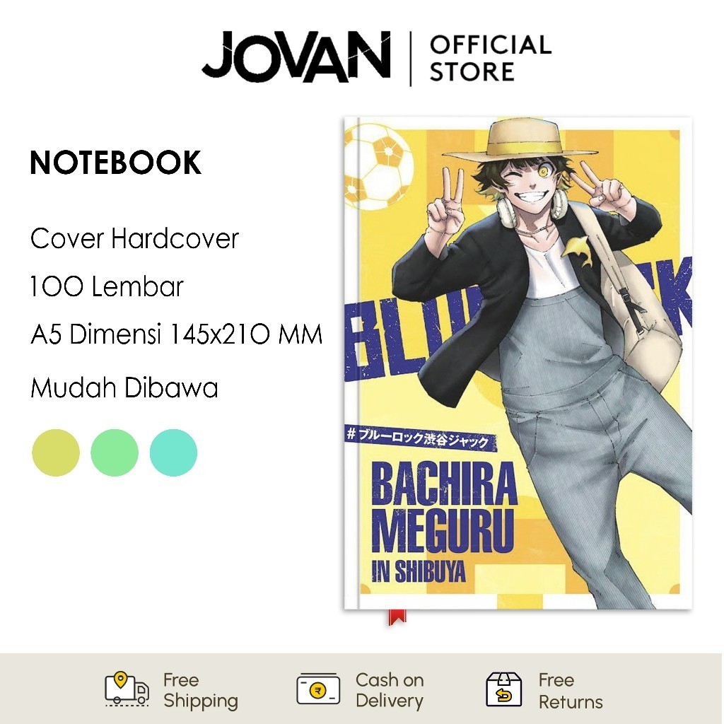 

Notebook Hardcover Custom Blue Lock 10 Buku Tulis Catatan Note Agenda Planner Jurnal Diary Notebook Anime