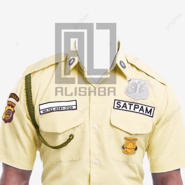 Promo Baju Seragam Security Satpam Terbaru Krem Terbaru Seragam PDL Satpam Krem Terbaru - SERAGAM PD
