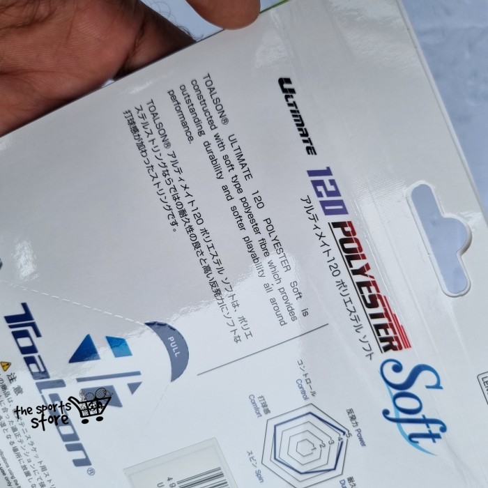 Terlaris  -Senar Tenis Toalson Ultimate 120 Polyester Soft