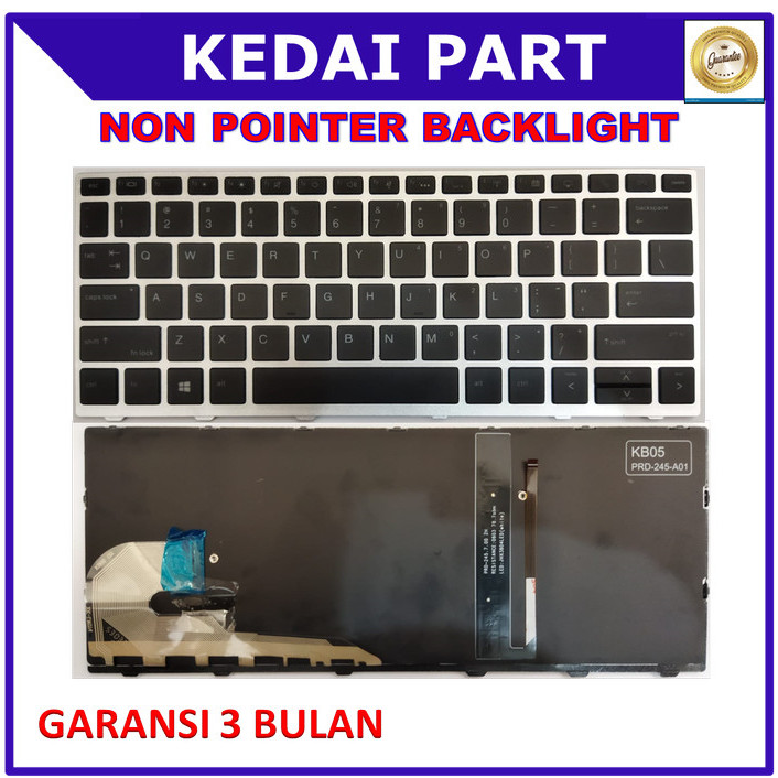 Keyboard hp EliteBook 830-G5 830 G5 830-G6 830 G6 Backlight No Pointer