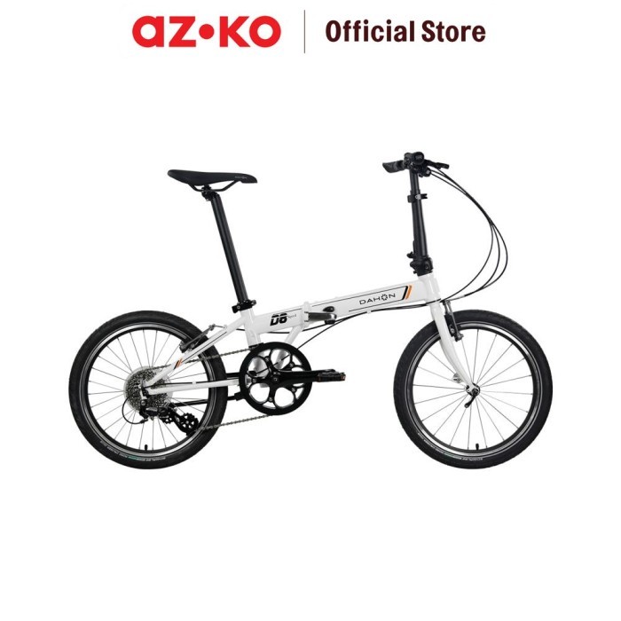 AZKO Dahon Sepeda Lipat 19 Speed D8 20 Inci - Putih