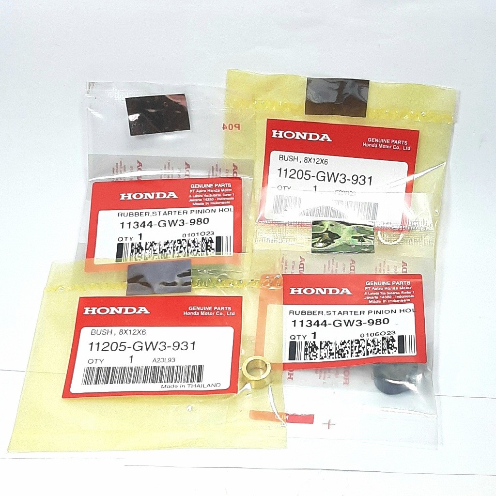 Bos Bush set Karet  starter pinion 8x12x6 beat scoopy  spacy 110 vario karbu fi 11205-GW3-931