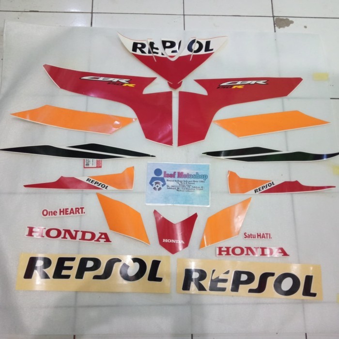 Striping cbr 150r facelift K45N 2019 Repsol