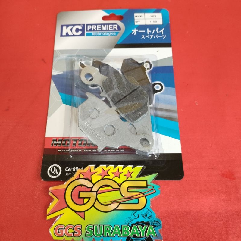 kampas rem depan nex,kampas Cakram Suzuki Nex kc