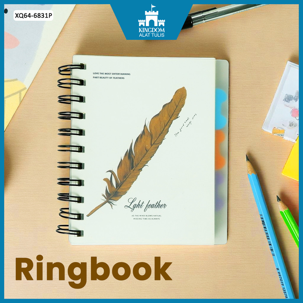 

Buku Catatan / Ring Book Motif / Buku Tulis Portable / Ring Book XQ64-6831P
