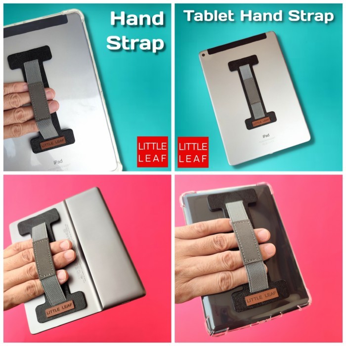 

promo -Hand strap iPad Mini 6 5 4 3 2 1 2022 2021 grip holder handstrap - Grey