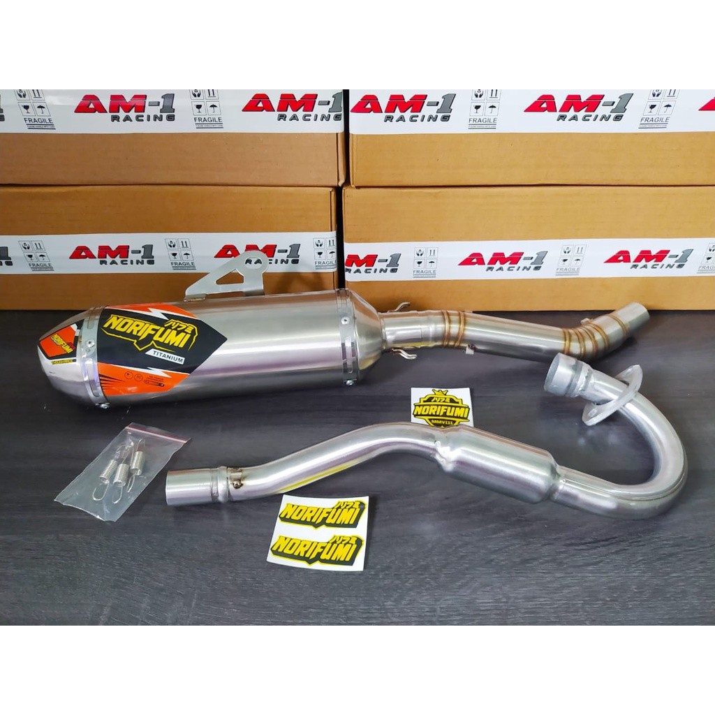 Kenalpot Knalpot Racing Norifumi Titan Tiger Vixion Scorpio Z Megapro Trabas Trail