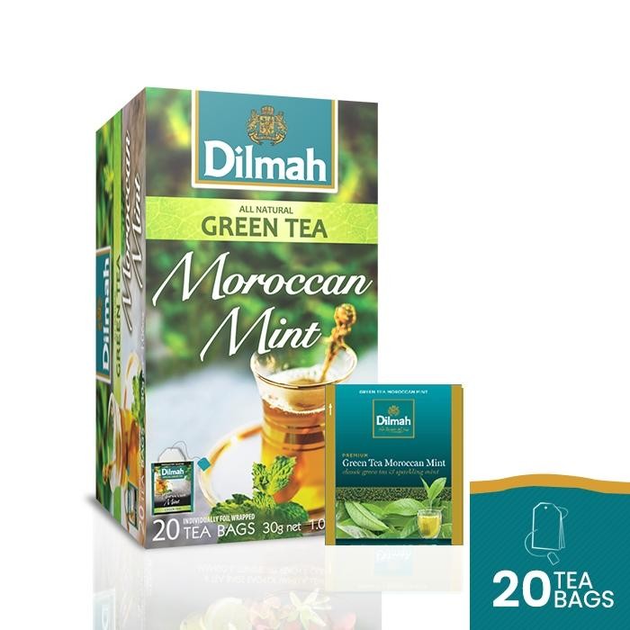Dilmah Moroccan Mint Green Tea - Teh Celup   green