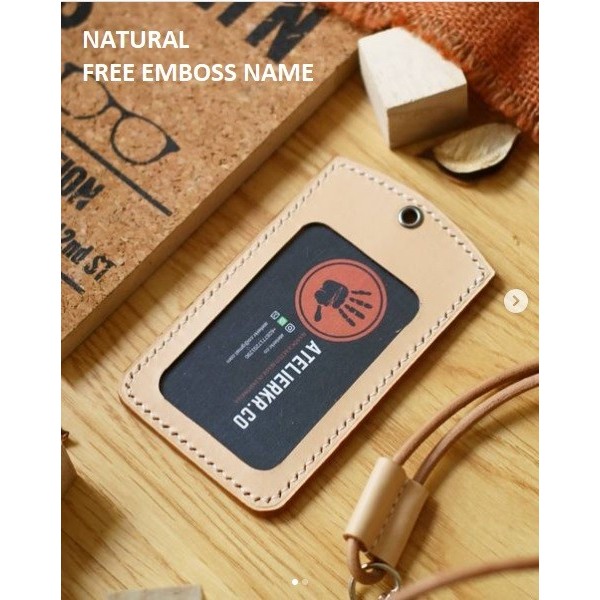 

New Collection Sindang ID Card Holder - Natural