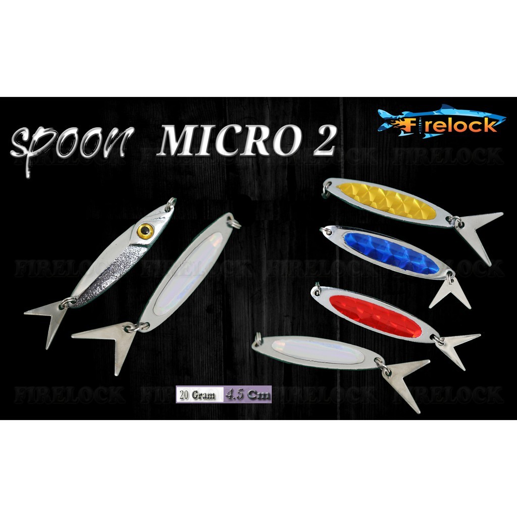 Micro Spoon FIRELOCK RAYDRIC Casting Lure Ultralight Waterproof 6 Gram