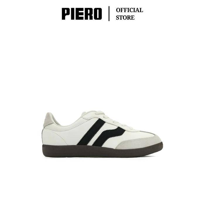 "HST.H" - TERLARIS PIERO SEPATU ANAK GRAND LONDON JR PRM WHITE BLACK BROWN PIE1000196 - Off-white, 3