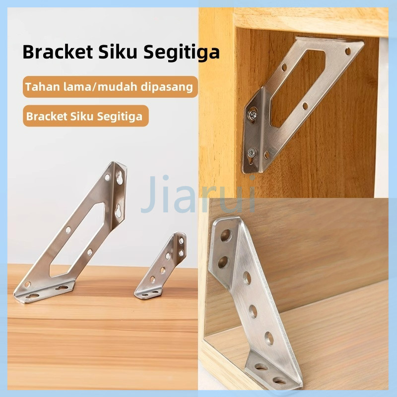 Jiarui Bracket Siku Trapesium Ambalan Sudut Kabinet/Bracket Siku Segitiga/Bracket Siku Ambalan Sudut