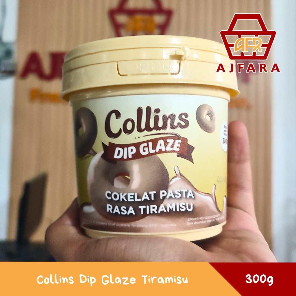 

Collins Dip Glaze Cokelat Pasta Rasa Tiramisu 300g