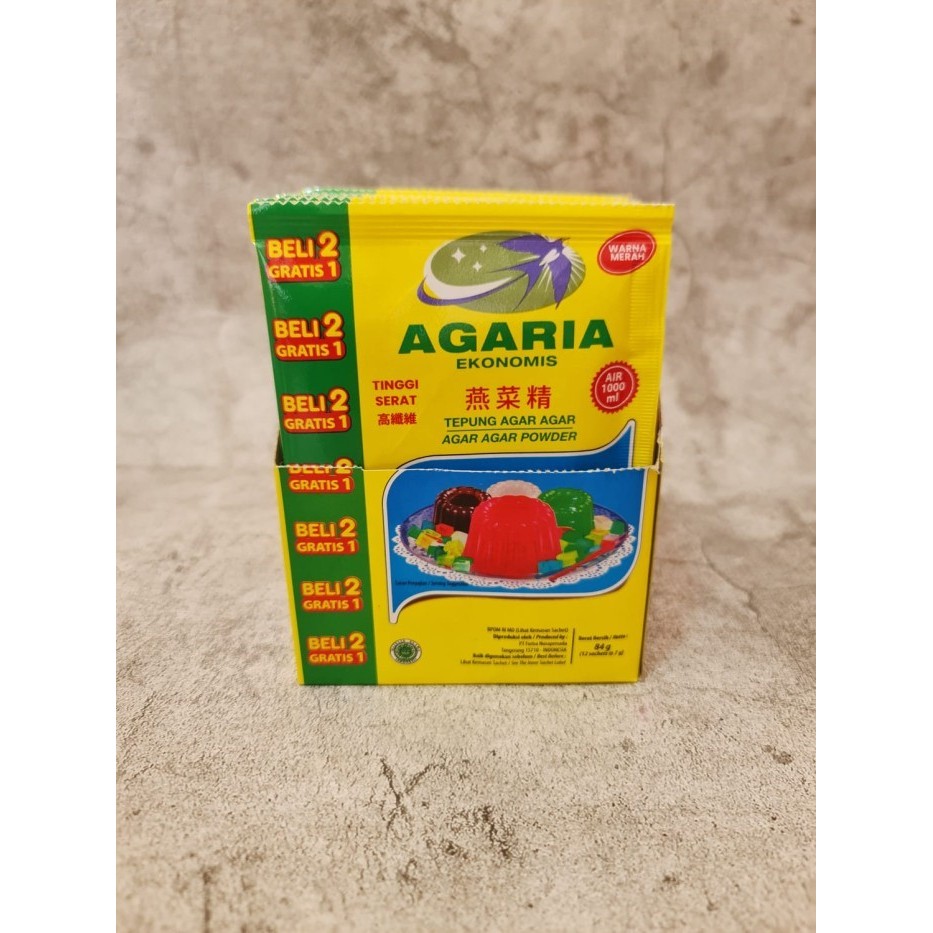 

New Item AGARIA AGAR AGAR POWDER MERAH SCT 7G